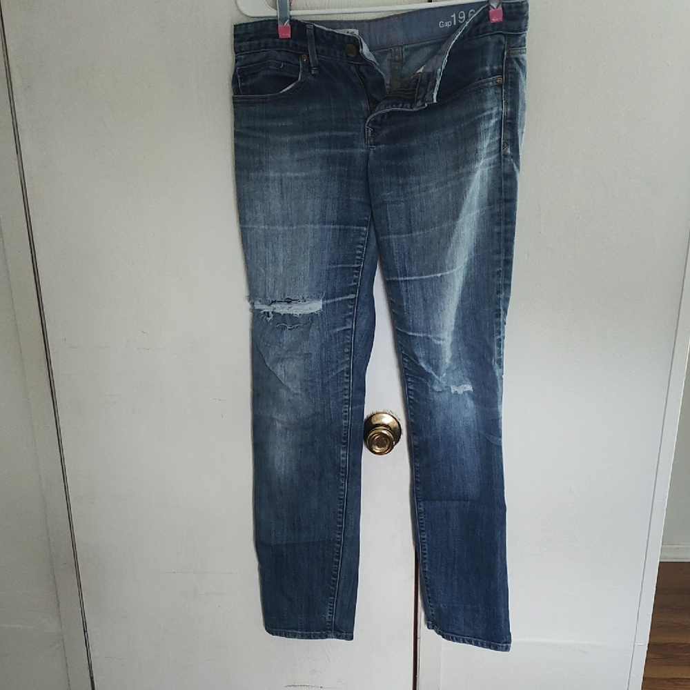 Women's Gap 1969 Classic Blue Straight Leg Jeans
